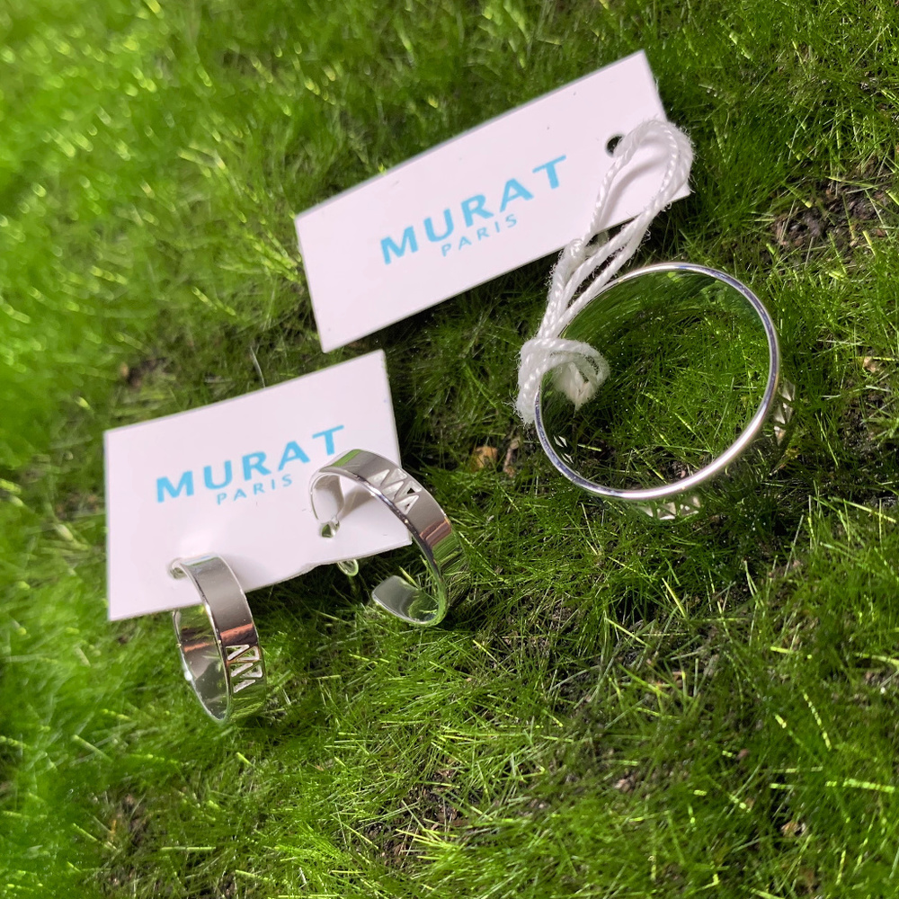 ZigZag Sterling Silver Ring and Earring Set